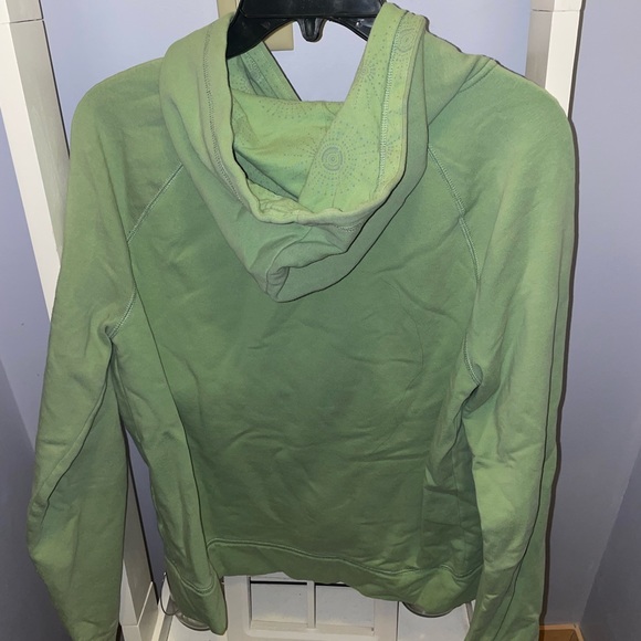 Champion Zip-Up Hoodie in Green Size M - Picture 2 of 2